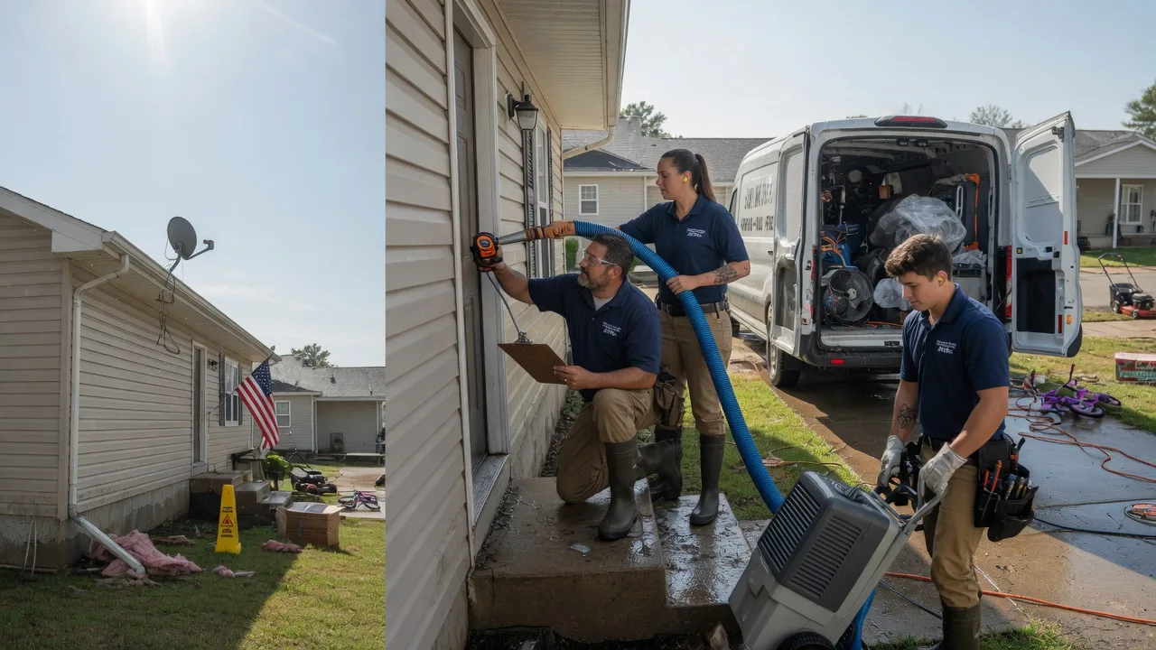 Ceiling Water Damage Restoration in Saint Helen, MI near me